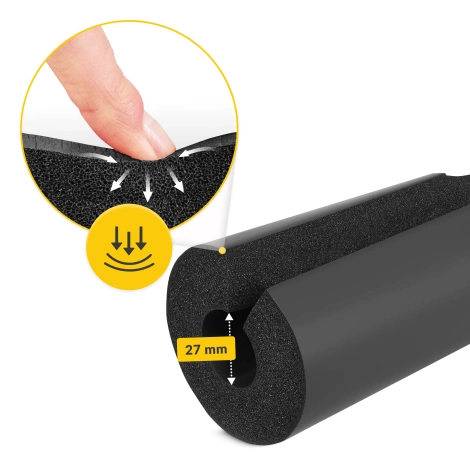 Ochrana vzpěračské tyče černá