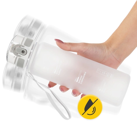 Sportovní láhev na vodu 650 ml šedá