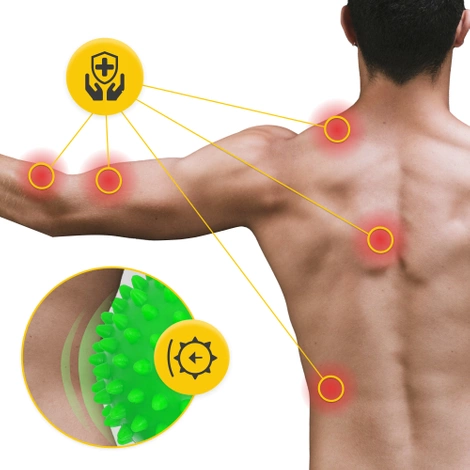 Dvojitý senzorický masážní míček