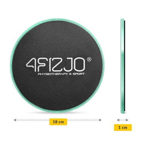 Klouzavé disky na cvičení SLIDE 2 ks.