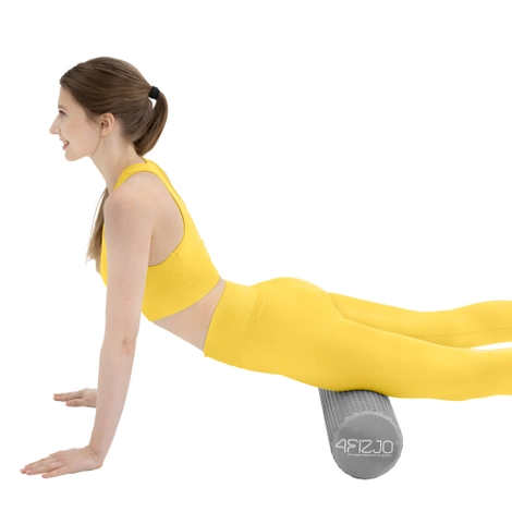 Masážní válec s výstupky CARE+ 60 cm šedý