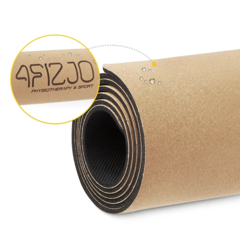 Korková podložka na jógu YOGA MAT 4 mm