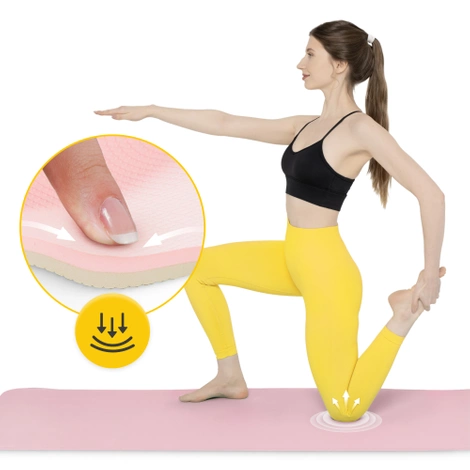 Protiskluzová podložka na cvičení TPE 0,6 cm