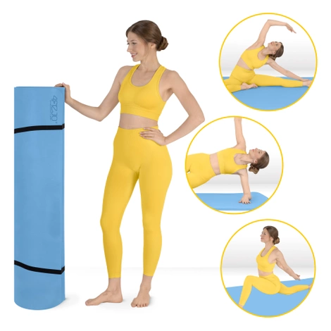 Velká protiskluzová podložka na cvičení TPE 2 cm