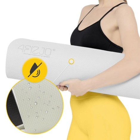 Protiskluzová podložka na cvičení TPE 0,6 cm