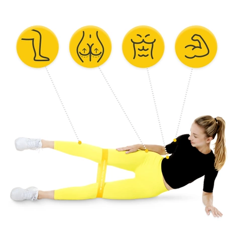 Guma na cvičení MINI POWER BAND 0,8 mm