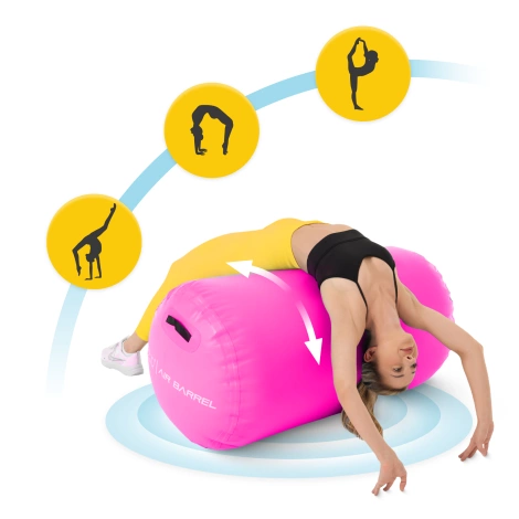 Nafukovací gimnastický váleček air barrel 60 cm