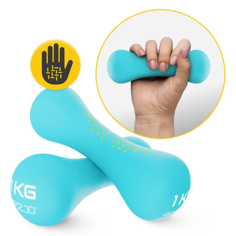 Jednoruční činky 8-shape 2 x 1 kg