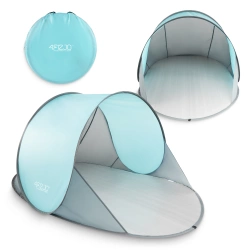 Samorozkládací plážový stan šedý