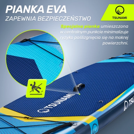 Nafukovací paddleboard SUP PRO TSUNAMI 350 cm T13 modrý