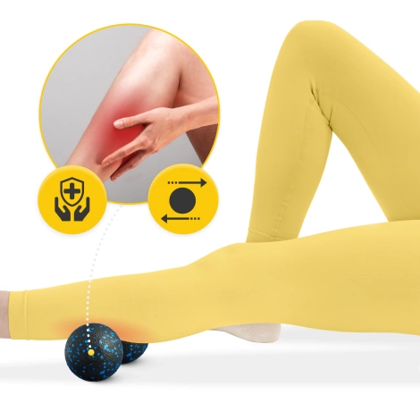 Sada masážních míčků a válců EPP 3 ks.