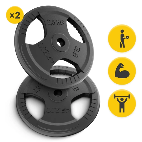 Litinová závaží 2 x 2,5 kg