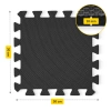Ochranná podlaha do posilovny PUZZLE 30 x 30 cm 24 ks