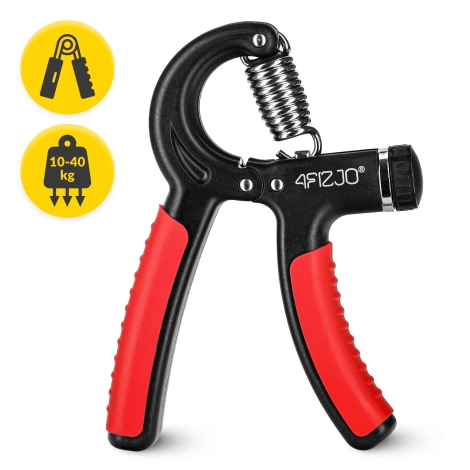 Nastavitelný posilovač zápěstí červený