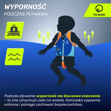 Plovací vesta pro děti 3–6 let TSUNAMI