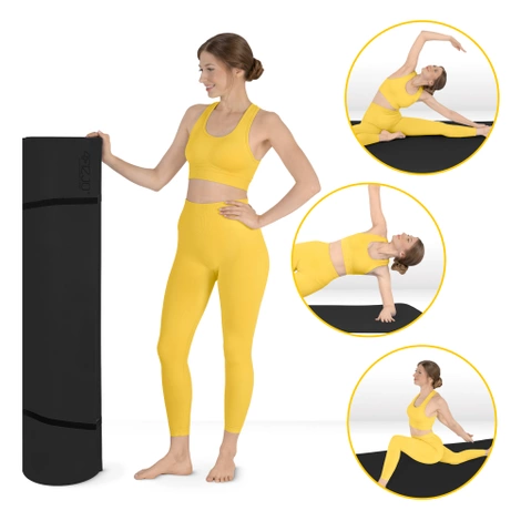 Velká protiskluzová podložka na cvičení TPE 2 cm