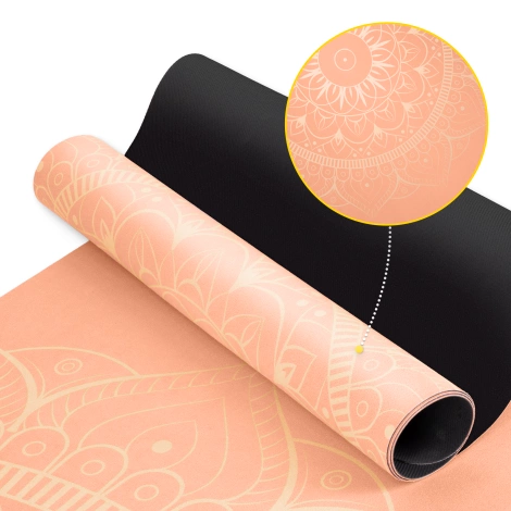 Semišová podložka na jógu a cvičení 1,5 mm