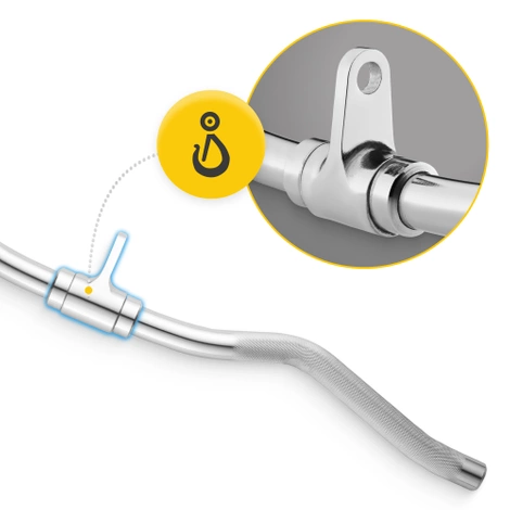 Horní kladka lomená