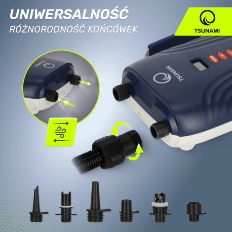 Elektrická pumpa na paddleboard s akumulátorem SUP TSUNAMI