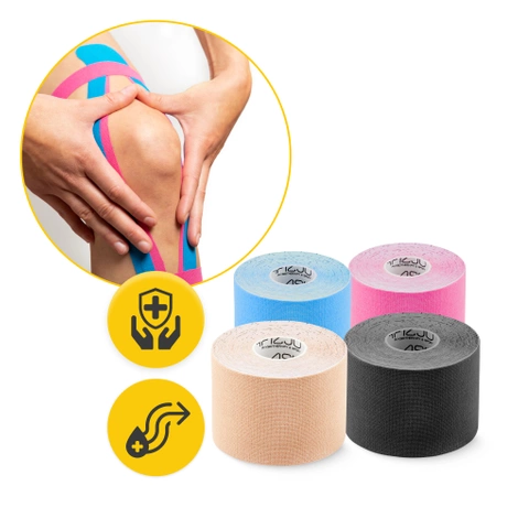 Sada 4 tejpovacích pásek 5 cm x 5 m