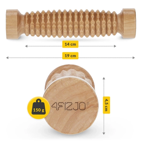 Dřevěný masážní váleček