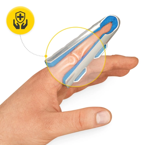 Duralová dlaha pro fixaci prstu MED L