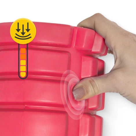 Masážní válec s výstupky EVA 33 cm růžový