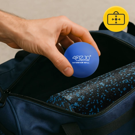 Masážní míček Lacrosse Massage Ball modrý