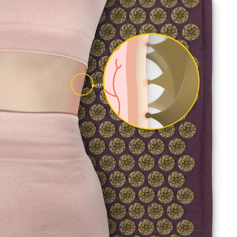 ECO akupresurní podložka s pohankovými slupkami a kokosem