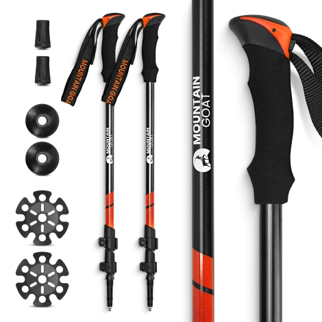 Trekové hole PEAK+ oranžové