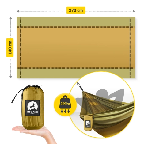 Turistická houpací síť pro jednoho MOUNTAIN GOAT