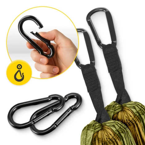 Turistická houpací síť pro dva s moskytiérou