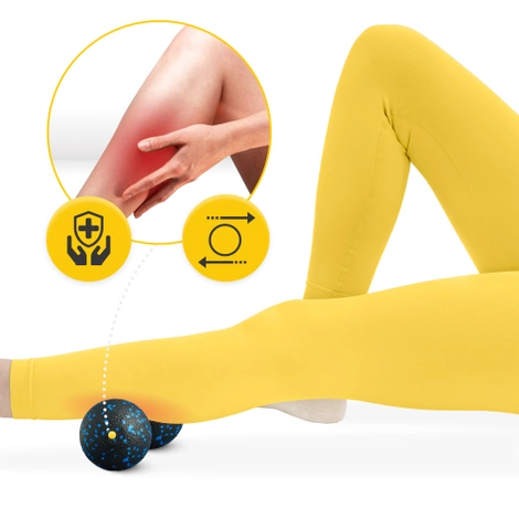 Dvojitý masážní míč EPP 8 cm