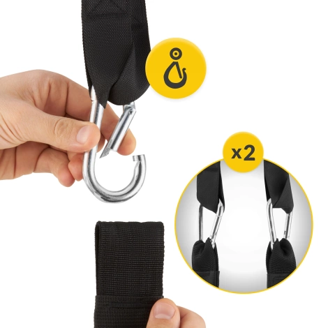 Popruhy na posilování břišních svalů AB Sling Straps