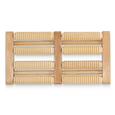 Dřevěný dvojitý masážní váleček na nohy