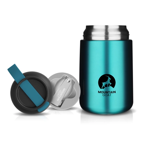 Termoska na jídlo z nerezové oceli 720 ml modrá