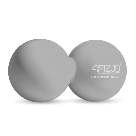 Dvojitý masážní míček DOUBLE BALL šedý