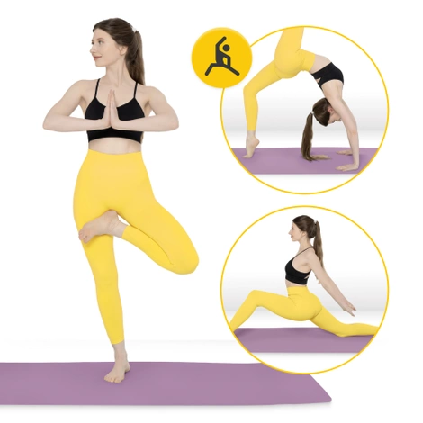 Protiskluzová podložka na cvičení TPE 1 cm