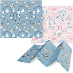 Skládací vzdělávací podložka XXL "Království a Kosmos" 200 x 180 cm