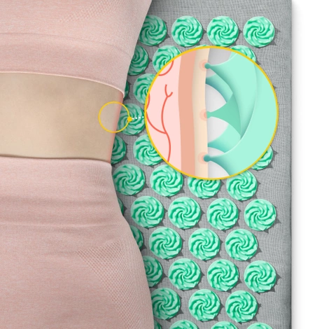 ECO Akupresurní podložka s pohankovými slupkami a kokosem