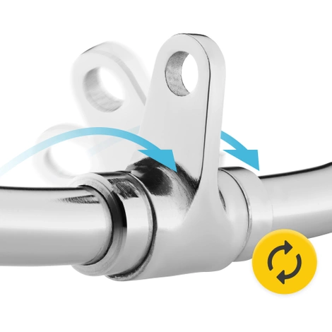 Horní kladka lomená