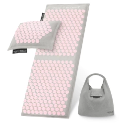 ECO akupresurní podložka s polštářem XL růžová