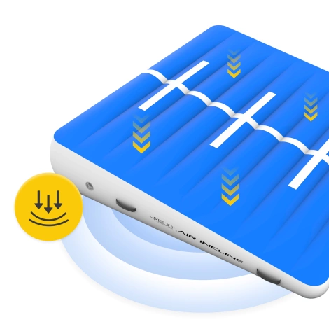 Gymnastický klín AIR INCLINE 2 x 2 x 0,4 m + pumpička