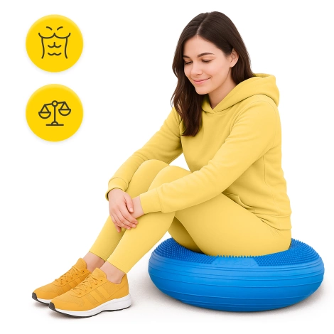 Balanční podložka MED+ 60 cm modrá