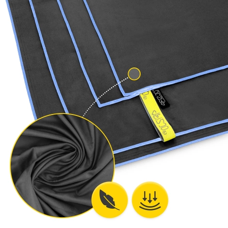 Rychleschnoucí ručník z mikrovlákna 130 x 75 cm