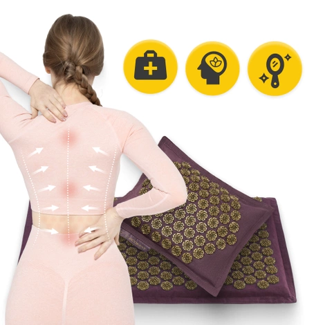 ECO akupresurní podložka s pohankovými slupkami a kokosem