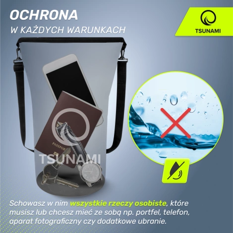 Voděodolný pytlík 10 litrů TSUNAMI