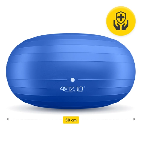 Gimnastický míč DONUT AIR BALL modrý