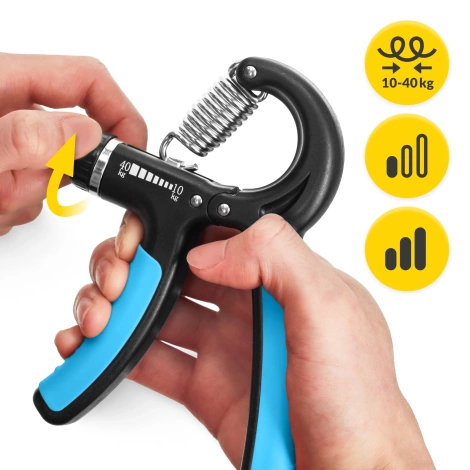 Nastavitelný posilovač zápěstí modrý