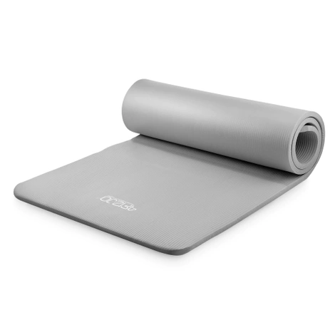 Podložka na cvičení YOGA MAT NBR 180 × 60 × 1,5 cm šedá